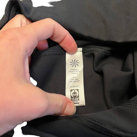 Athleta Small Petite Black Leggings - Picture 4 of 8